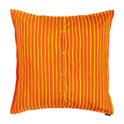 Marimekko Piccolo Orange-Red / Yellow Throw Pillow