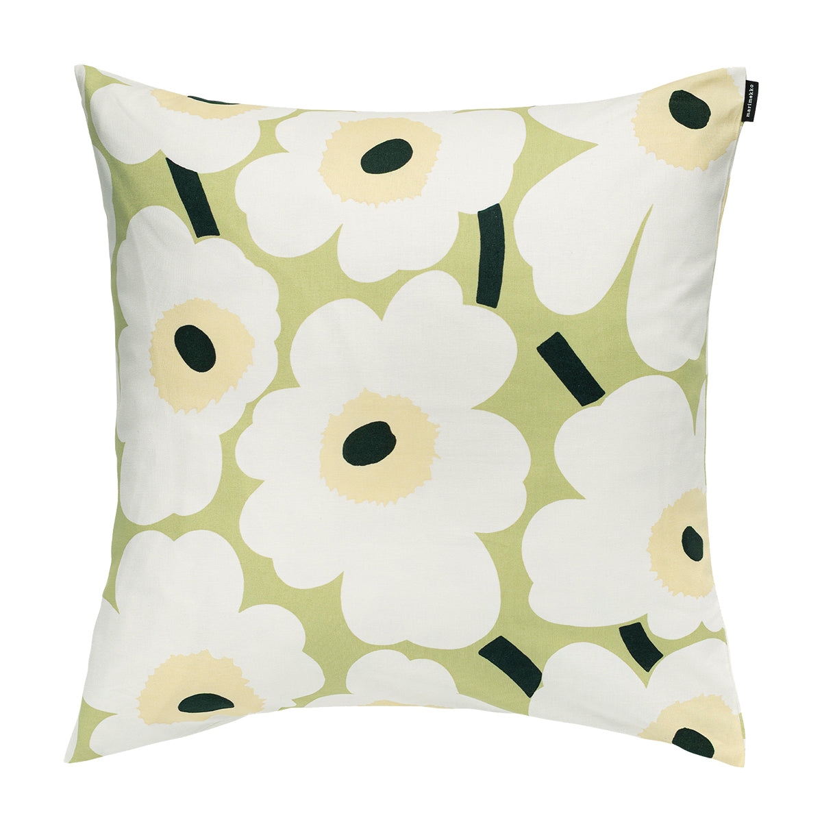 Marimekko Unikko Pear Green / Off White / Sand Throw Pillow