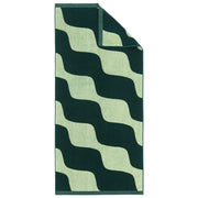 Marimekko Taifuuni Dark Green / Pear Bath Towel