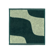 Marimekko Taifuuni Dark Green / Pear Washcloth