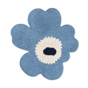 Marimekko Unikko Light Blue / White / Navy Bath Mat