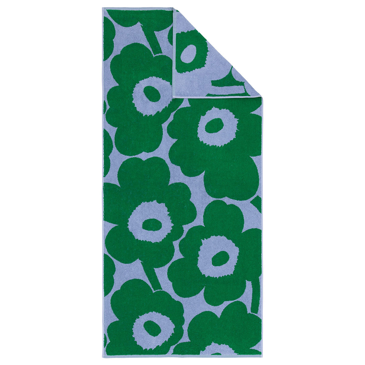Marimekko Unikko Light Blue / Green Bath Towel