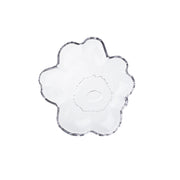 Marimekko Unikko Shape Clear Glass Snack Plate