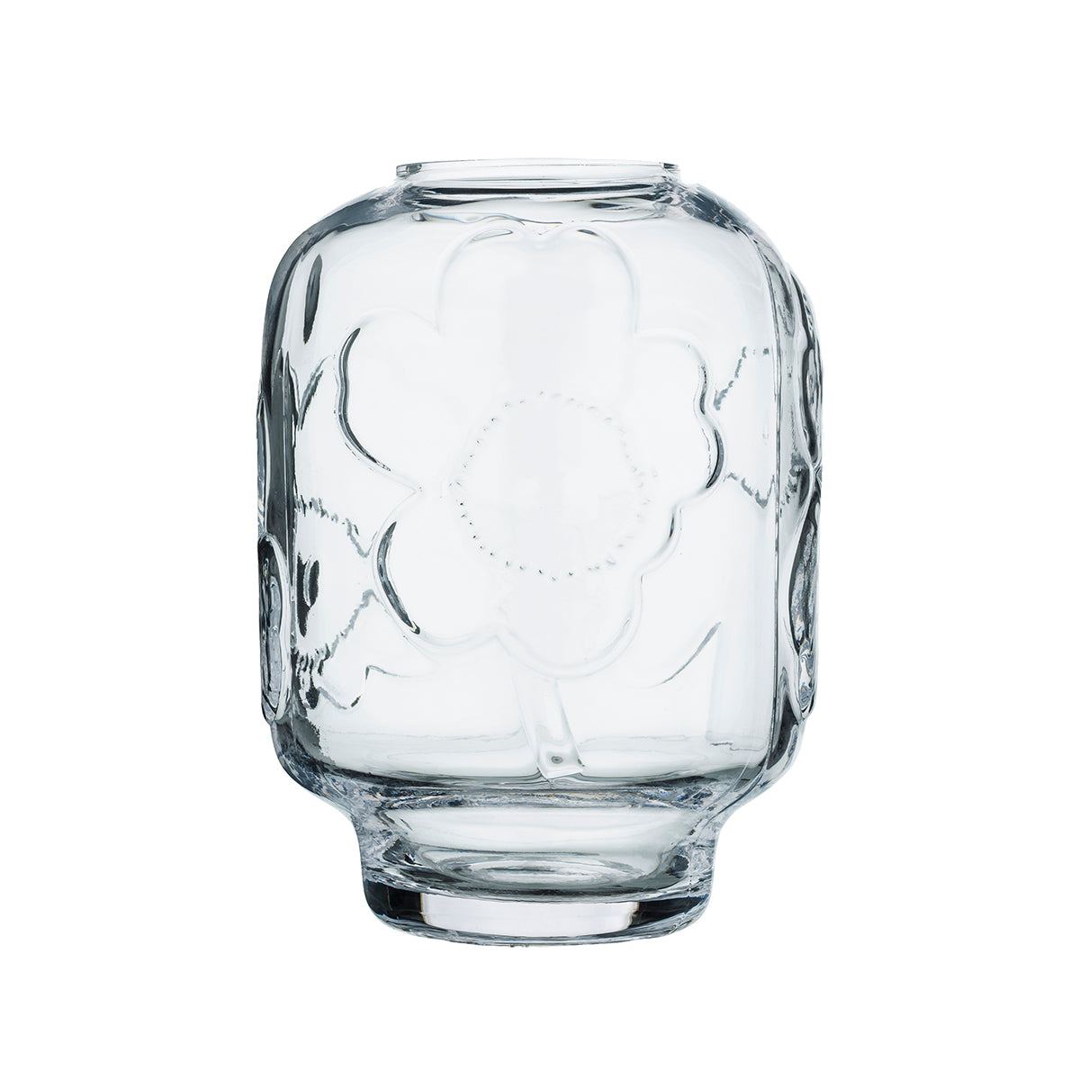 Marimekko Unikko Clear Glass Vase