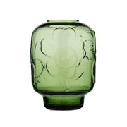 Marimekko Unikko Olive Green Glass Vase