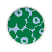 Marimekko Unikko Light Blue / Green Salad Plate