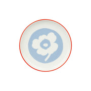 Marimekko Unikko Light Blue / White / Red Snack Plate
