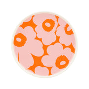 Marimekko Unikko Orange / Light Pink Salad Plate