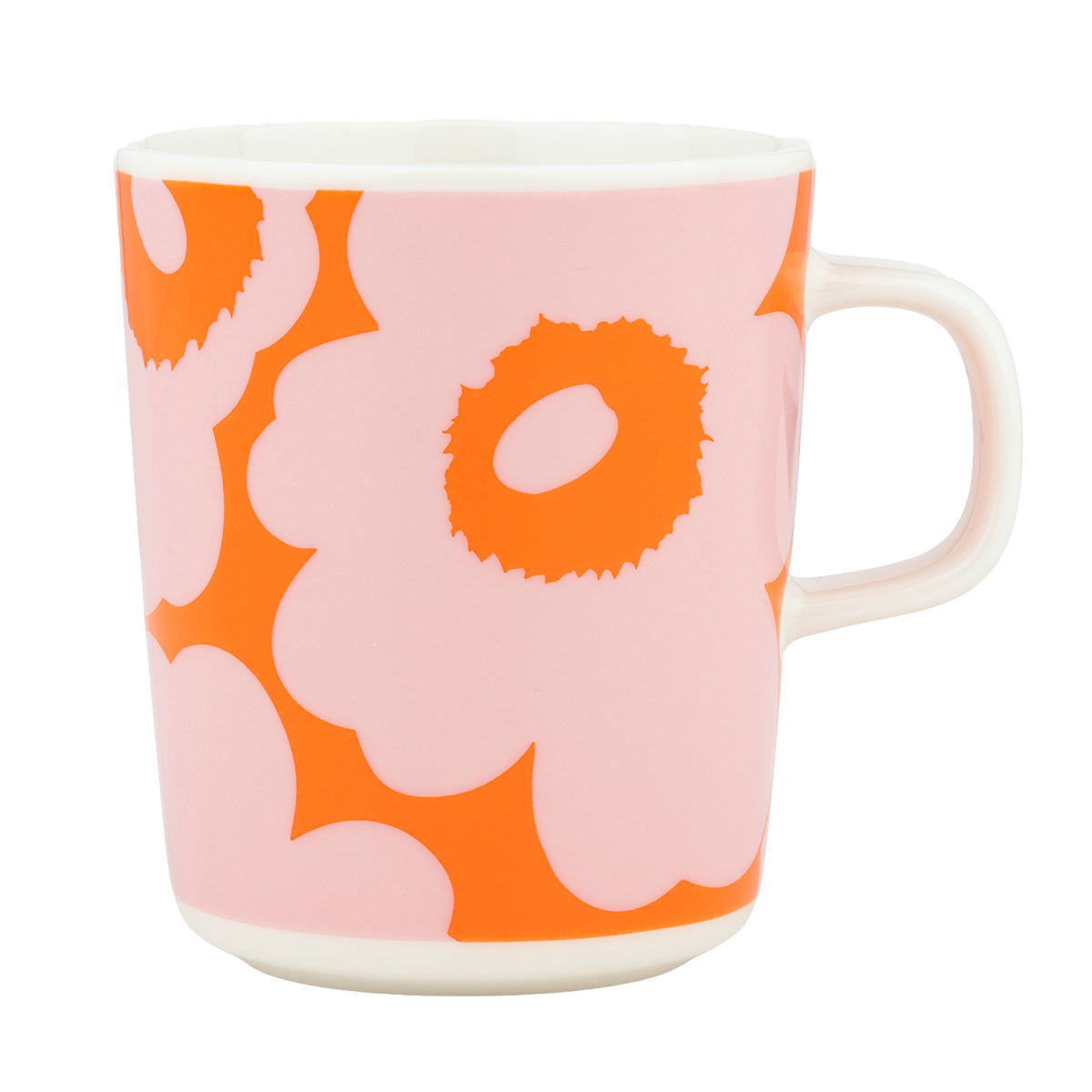 Marimekko Unikko Orange / Light Pink Mug