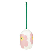 Marimekko Unikko White / Light Pink / Green Collectible Ornament