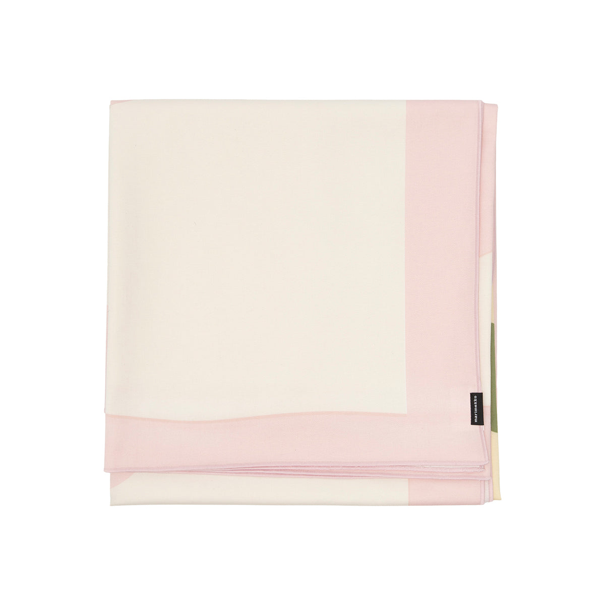 Marimekko Unikko Light Pink / Cream / Green Square Tablecloth