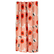 Marimekko Unikko Coral / Off White / Charcoal Shower Curtain