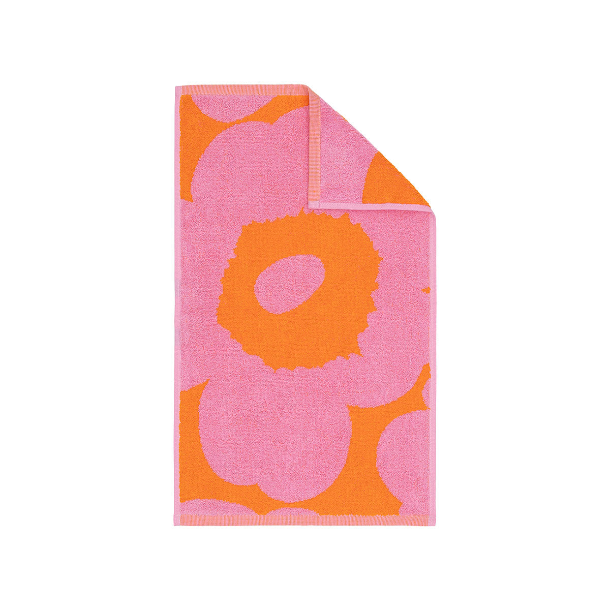 Marimekko Unikko Pink / Orange Guest Towel