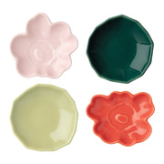 Marimekko Unikko / Kivet Multicolor Mini Sauce Plates - Set of 4