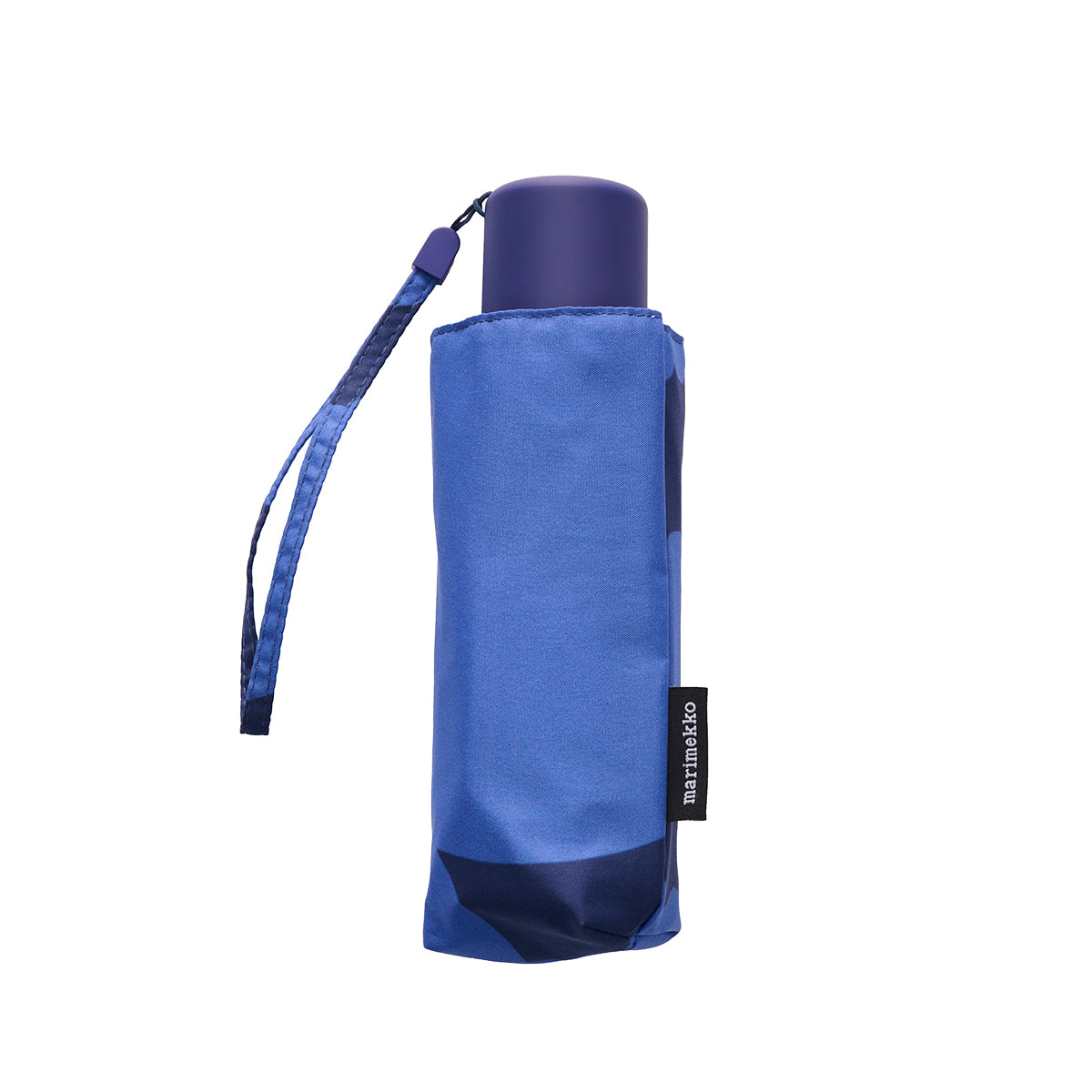 Marimekko Unikko Blue / Dark Blue Mini Manual Umbrella