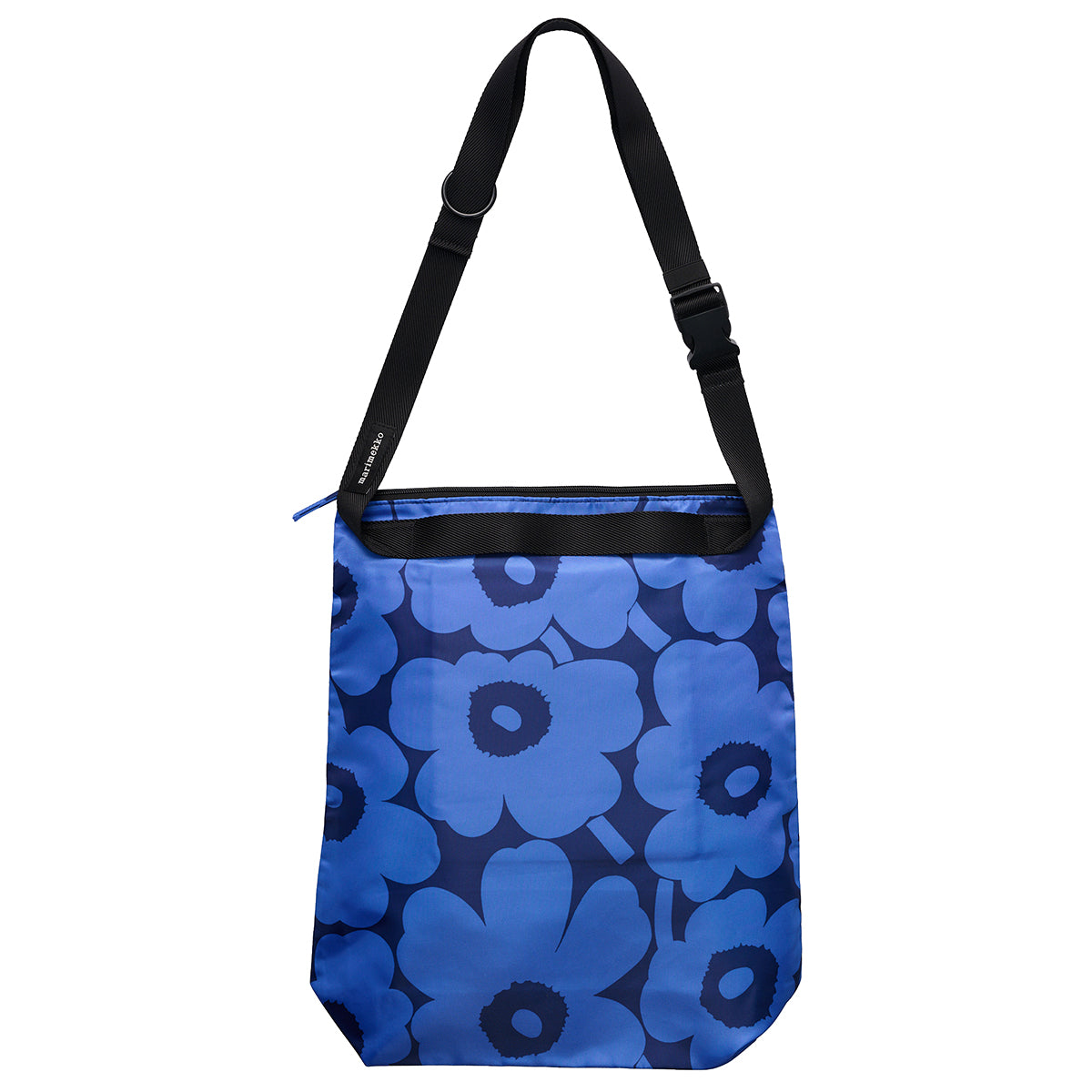Marimekko Unikko Blue / Dark Blue / Black Medium Neat Crossbody Shoulder Bag