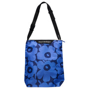 Marimekko Unikko Blue / Dark Blue / Black Medium Neat Crossbody Shoulder Bag