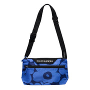 Marimekko Unikko Blue / Dark Blue / Black Small Neat Crossbody Shoulder Bag