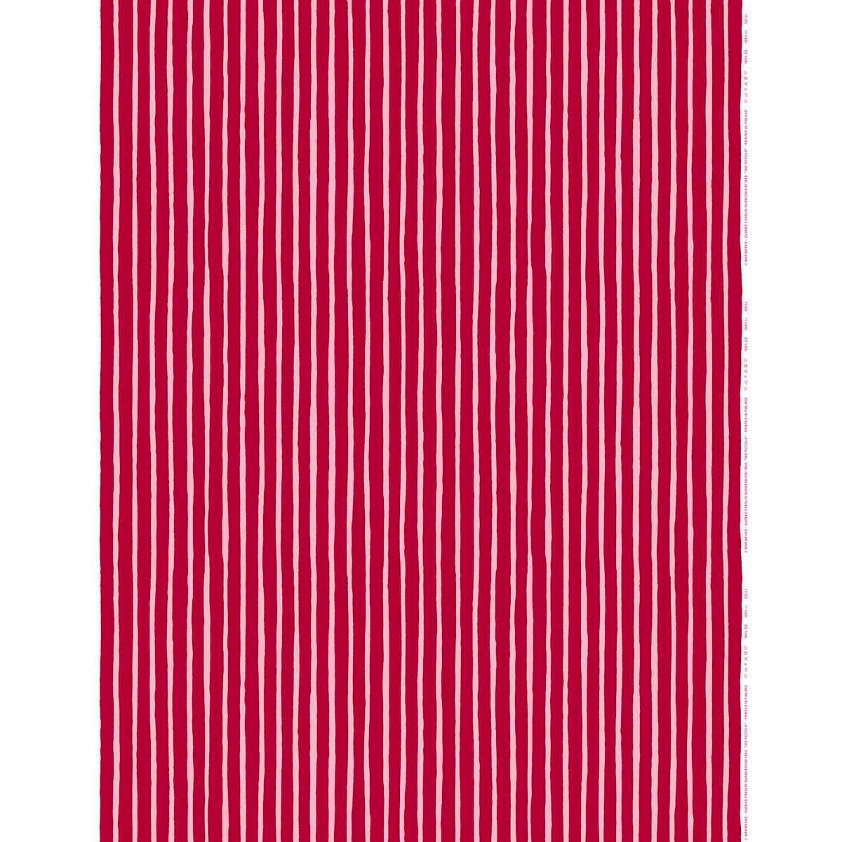 Marimekko Iso Piccolo Pink / Cranberry Cotton Fabric