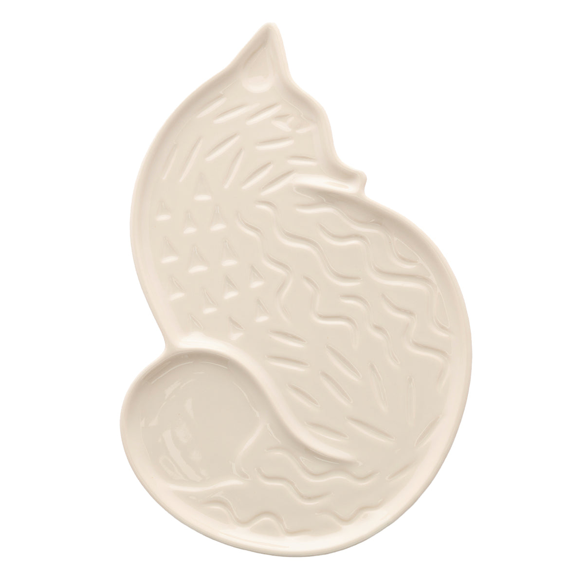 Marimekko Ketunmarja Shape Cream Serving Plate