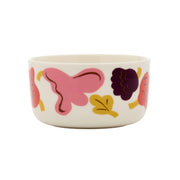 Marimekko Kukasta Kukkaan White / Pink / Plum Soup / Cereal Bowl
