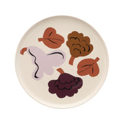 Marimekko Kukasta Kukkaan Stone / Plum / Terracotta Salad Plate