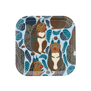 Marimekko Kurre Light Blue / Brown / Multi Serving Tray