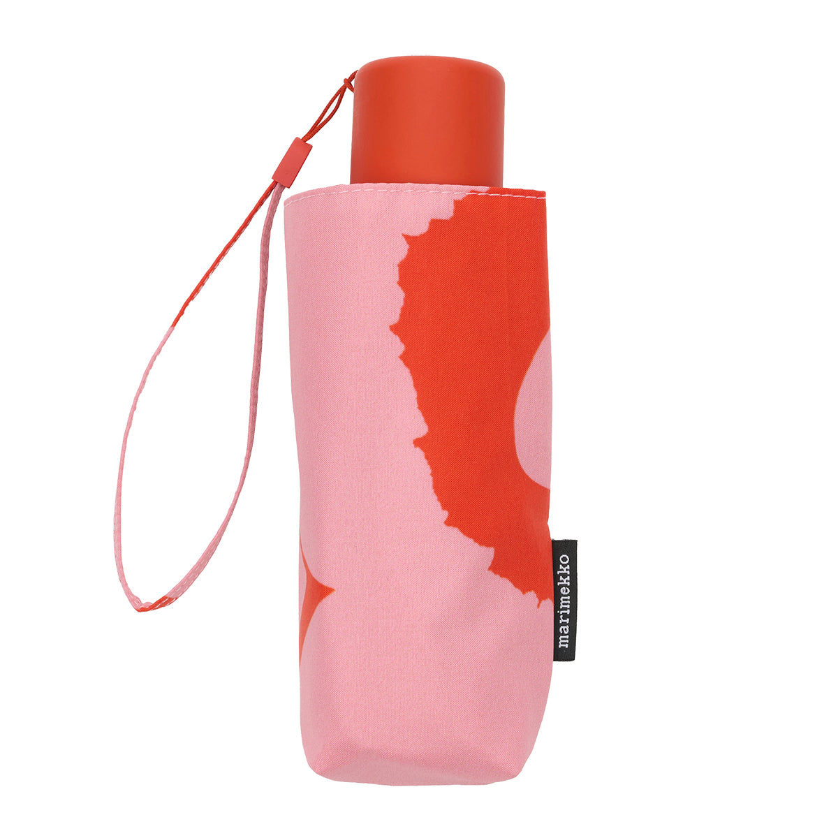 Marimekko Unikko Pink / Red Mini Manual Umbrella
