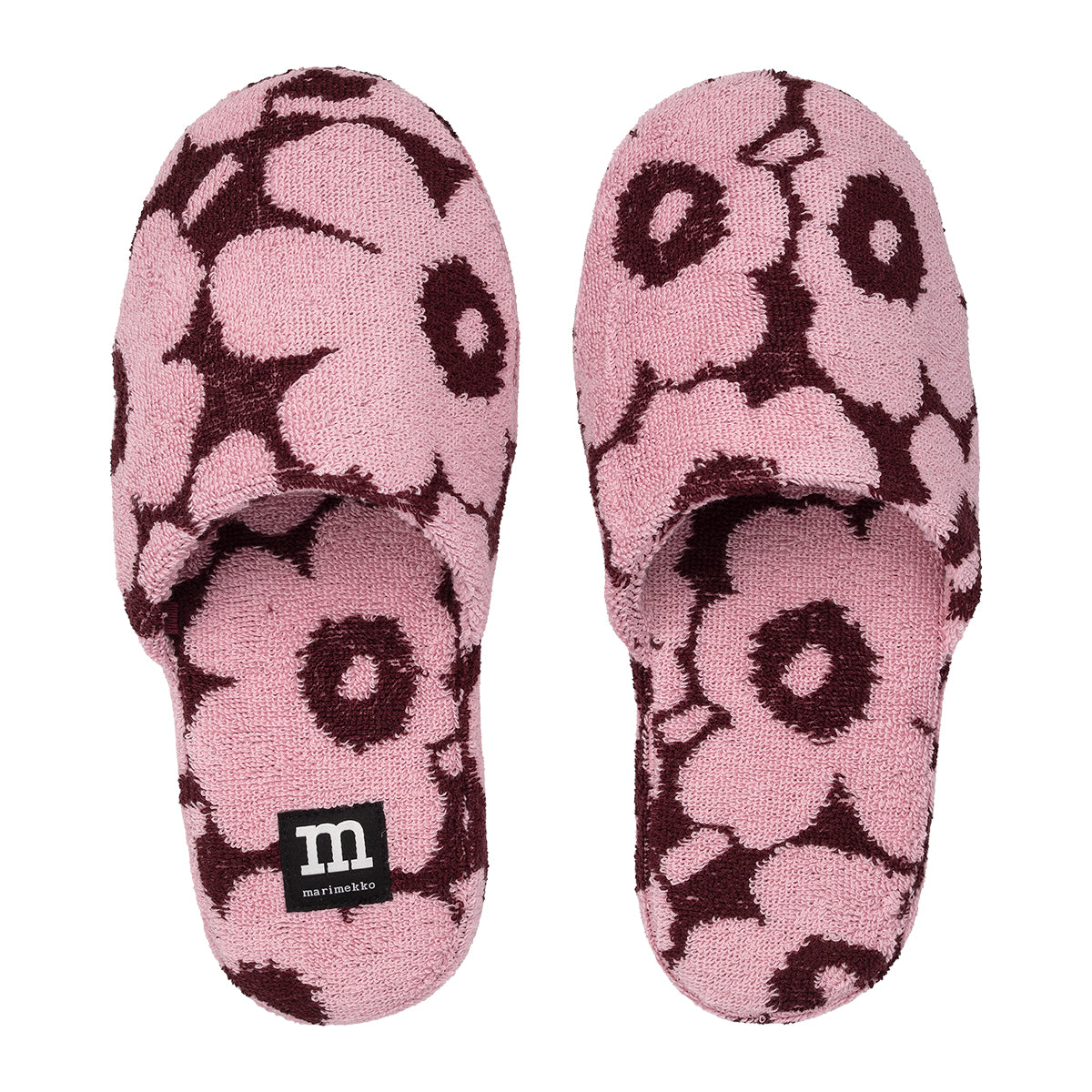 Marimekko Mini Unikko Plum / Pink Slippers