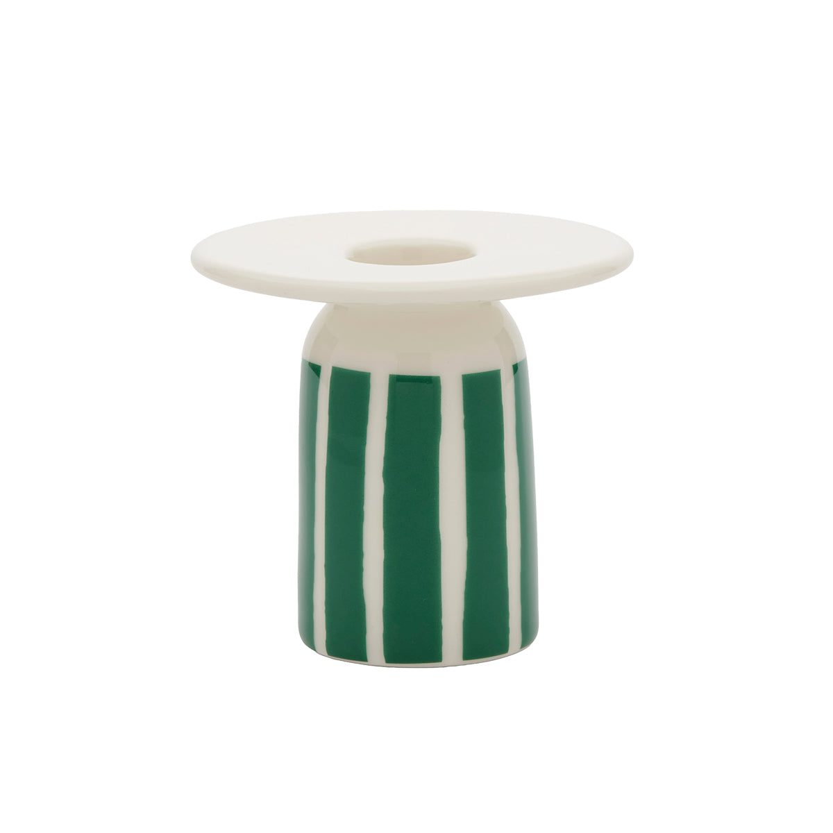 Marimekko Piccolo White / Green Candle Holder