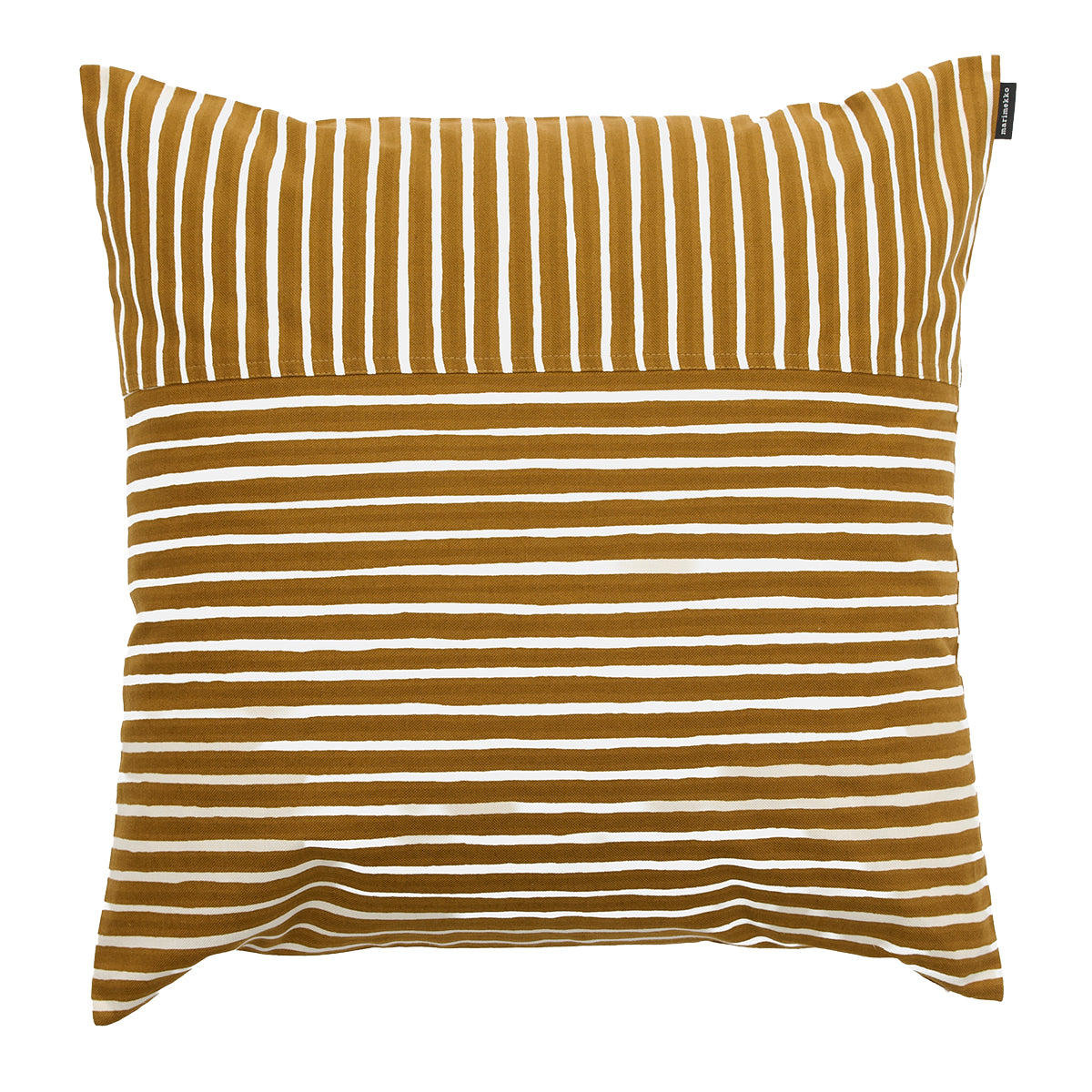 Marimekko Piccolo Bronze / White Throw Pillow