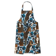 Marimekko Kurre Light Blue / Brown / Multi Apron