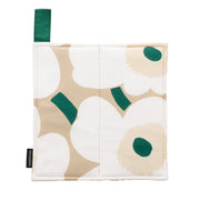 Marimekko Unikko White / Beige / Dark Green Pot Holder