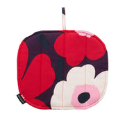Marimekko Pieni Unikko Plum / Cranberry / Off White Pot Holder