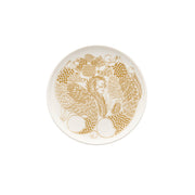 Marimekko Piirto Ketunmarja Bronze Brown / White Snack Plate