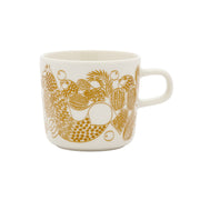 Marimekko Piirto Ketunmarja Bronze Brown / White Coffee Cup