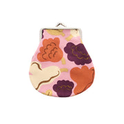 Marimekko Pieni Kukasta Kukkaan Pink / Terracotta / Plum Small Coin Purse