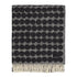 Marimekko Rasymatto Black / Light Grey Wool Throw Blanket