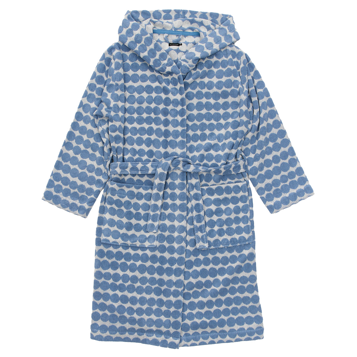 Marimekko Rasymatto Off White / Dusty Blue Bathrobe