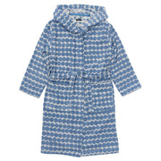 Marimekko Rasymatto Off White / Dusty Blue Bathrobe