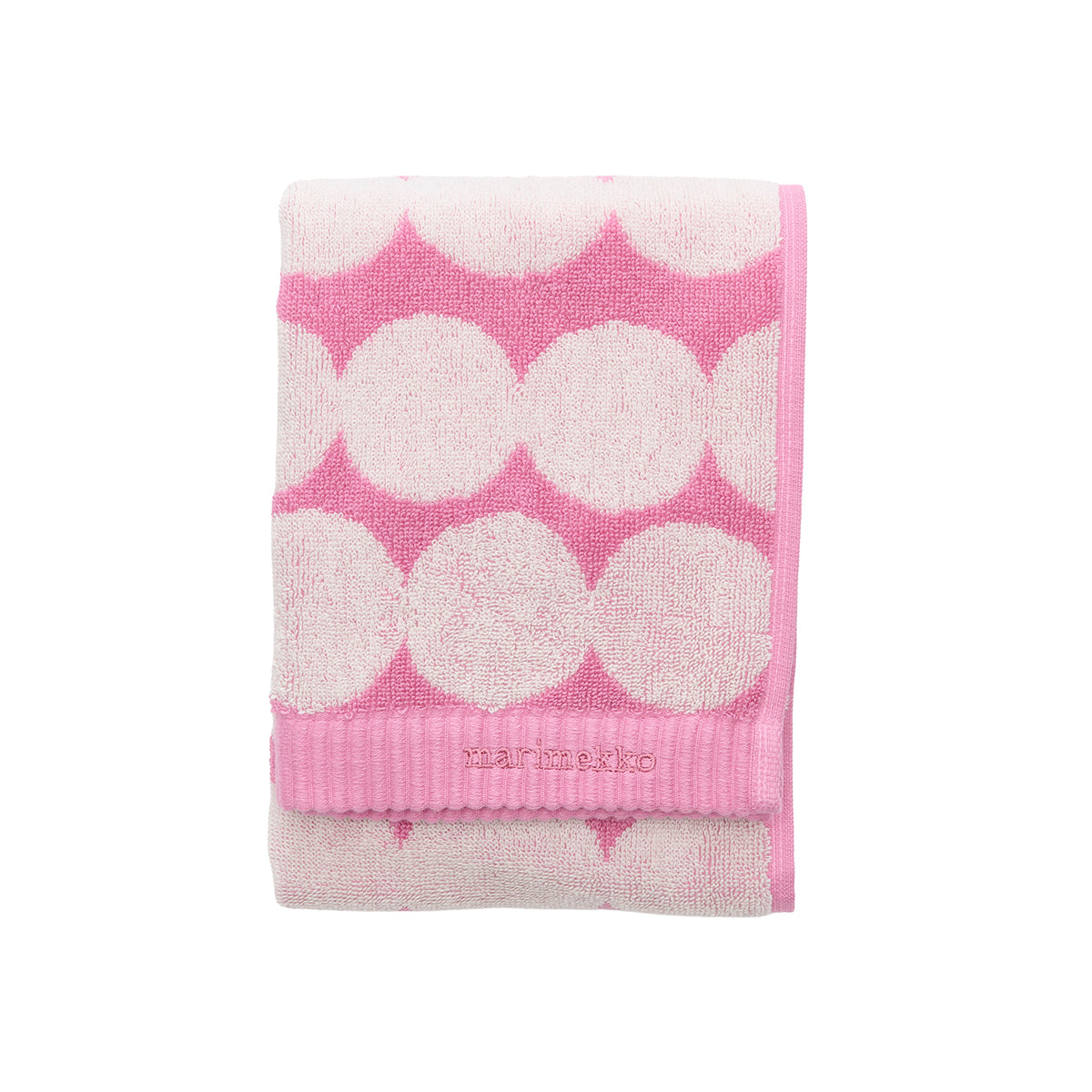 Marimekko Rasymatto Off White / Rose Pink Hand Towel