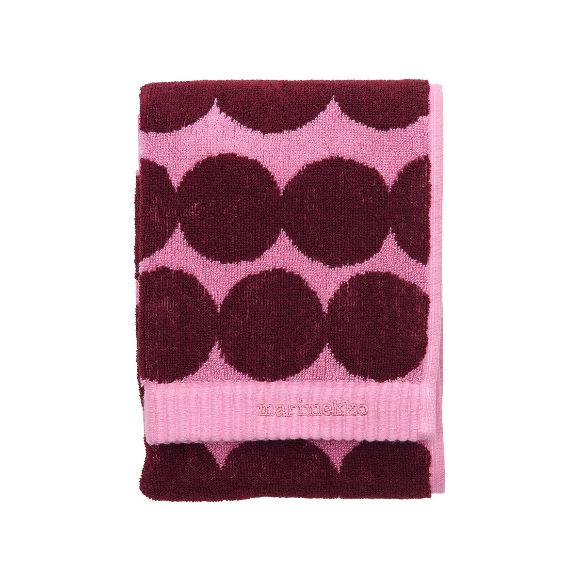 Marimekko Rasymatto Rose / Wine Red Hand Towel