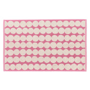 Marimekko Rasymatto Off White / Rose Pink Bath Floor Towel