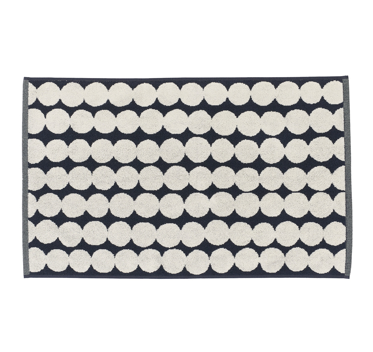 Marimekko Rasymatto Off White / Charcoal Bath Floor Towel