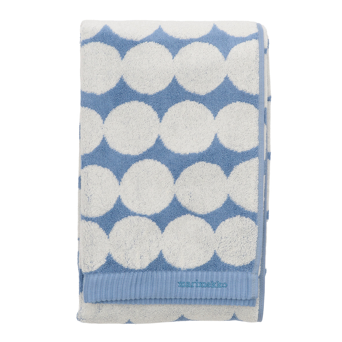 Marimekko Rasymatto Off White / Dusty Blue Bath Towel