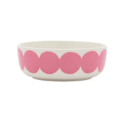 Marimekko Rasymatto White / Rose Low Soup / Cereal Bowl