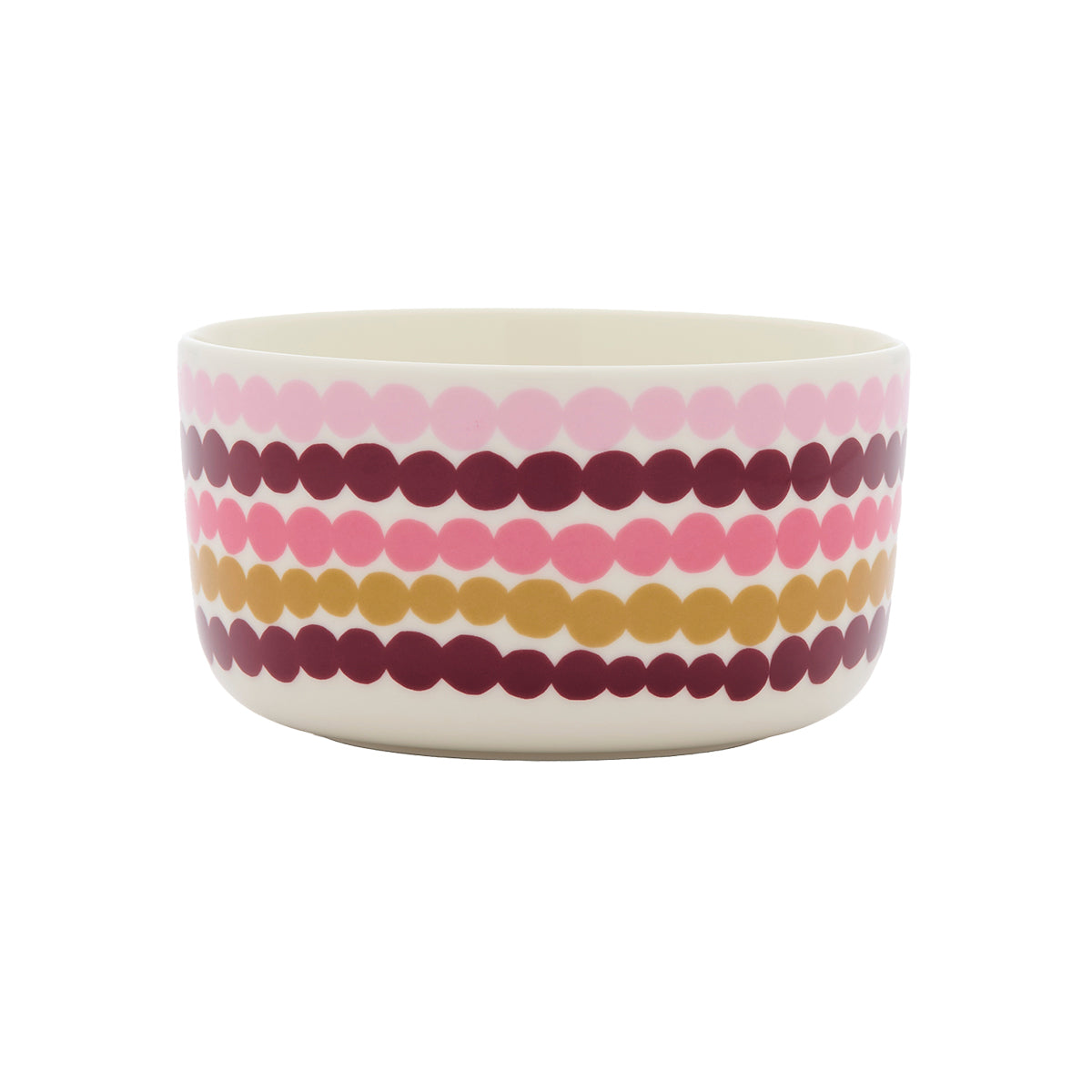 Marimekko Rasymatto White / Rose / Multi Soup / Cereal Bowl