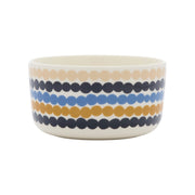 Marimekko Rasymatto White / Dusty Blue / Charcoal Soup / Cereal Bowl