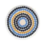 Marimekko Rasymatto White / Dusty Blue / Charcoal Salad Plate