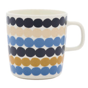 Marimekko Rasymatto White / Dusty Blue / Charcoal Large Mug